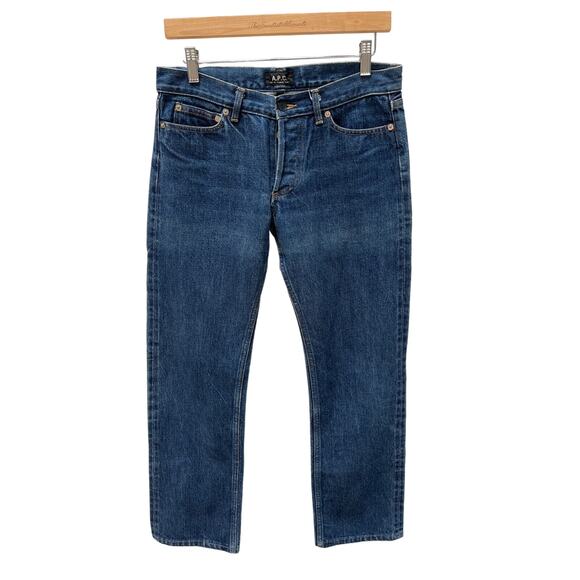A.P.C Laver Button Fly Denim Jeans Size 29 - Picture 1 of 10